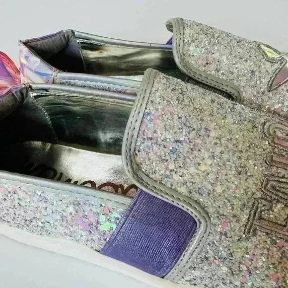 Sam Edelman Kid’s Fairy Sparkle Slip On Sneaker - Picture 4 of 6